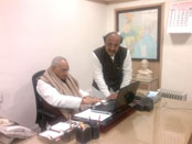Inaugurated by senior Leader Hon Sri. Motilal ji Vora at AICC, office, Delhi on 13th Feb 2011 