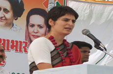 Congress Leaders Priyanka Gandhi (Vadra)